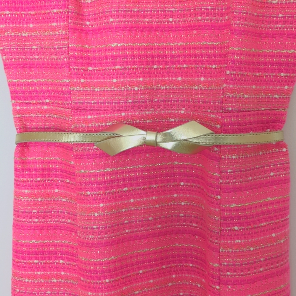 Lilly Pulitzer Metallic Gold Skinny Belt - Gold